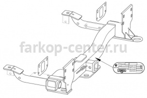 Фаркоп Westfalia для LAND ROVER RANGE ROVER 2002-2012. Артикул 323074600001