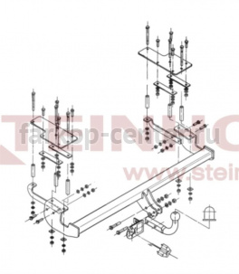 Фаркоп Steinhof для FIAT SEDICI 2006-2014. Артикул F-143
