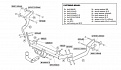 Фаркоп для CITROEN XSARA PICASSO. Без выреза в бампере. с 2000 по 2010 г.в.