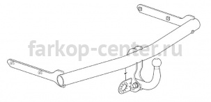 Фаркоп Westfalia для VOLKSWAGEN TOURAN 2003-2015. Артикул 321536600001