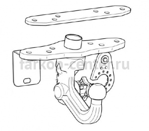 Фаркоп Westfalia для NISSAN PATHFINDER R51 2004-2014. Артикул 332303600001