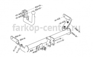 Фаркоп Hook для KIA OPTIMA 2012-2016. Артикул 190505