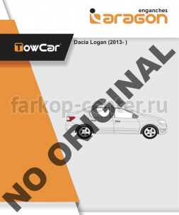 Фаркоп Aragon для RENAULT LOGAN 2014-2019г. Артикул E1300BS
