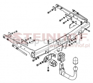 Фаркоп Steinhof для FORD GALAXY 2006-2015. Артикул F-246