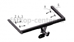 Фаркоп Avtos для FORD FOCUS 1 1998-2004. Артикул FD02