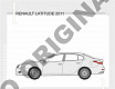 Фаркоп для RENAULT LATITUDE. Без выреза в бампере. с 2010