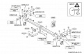 Фаркоп для CITROEN DS4. с 2011 -