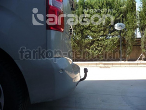 Фаркоп Aragon для PEUGEOT TRAVELLER 2016-2019г. Артикул E4729AS