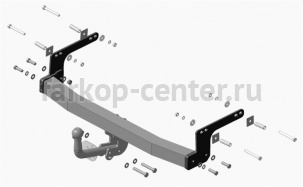 Фаркоп Motodor для RENAULT DUSTER 2010-2015. Артикул 91703-A