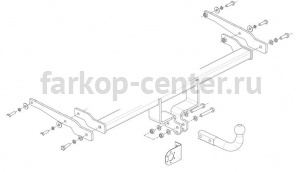 Фаркоп Bosal Russia для SUZUKI SX4 2013-2019г. Артикул 2856-A