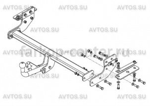 Фаркоп Avtos для FORD MONDEO 2015-2019г. Артикул FD33