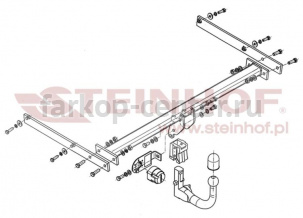 Фаркоп Steinhof для FORD FOCUS 3 2011-2019. Артикул F-250