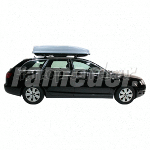 Автомобильный бокс на крышу Xtreme 450 серый глянец.