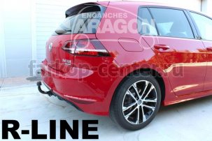 Фаркоп Aragon для VOLKSWAGEN GOLF 5 2003-2008. Артикул E6700DA