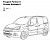 Фаркоп для CITROEN BERLINGO. Без выреза в бампере. фургон L1(4380) с 2008 г.в. - фургон L2(4680) с 2008 г.в.