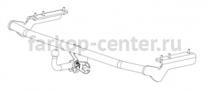 Фаркоп Baltex для TOYOTA VENZA 2009-2012. Артикул 24.2430.12