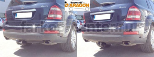 Фаркоп Aragon для MERCEDES-BENZ GLS-CLASS X166 2016-2019г. Артикул E4117CS