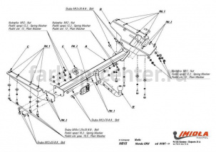 Фаркоп Imiola для HONDA CR-V 2007-2012. Артикул H-015