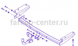 Фаркоп Bosal Russia для LEXUS RX 1998-2003. Артикул 3042-A