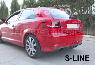 Фаркоп Aragon для AUDI A3 2003-2012. Артикул E6700DA