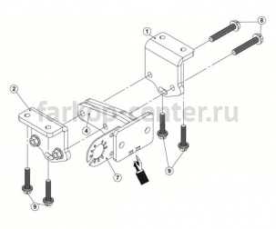 Фаркоп Westfalia для VOLKSWAGEN AMAROK 2010-2019г. Артикул 321835600001