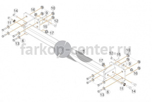 Фаркоп Aragon для MERCEDES-BENZ E-CLASS W213 2016-2019г. Артикул E4116CA