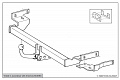 Фаркоп для MITSUBISHI CARISMA. с 1995 по 2005 г.в