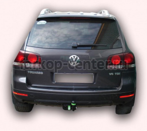 Фаркоп Лидер Плюс для VOLKSWAGEN TOUAREG 2002-2010. Артикул V124-A