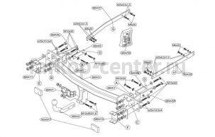 Фаркоп Brink для MERCEDES-BENZ E-CLASS W211 2002-2009. Артикул 389400
