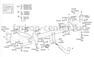 Фаркоп Westfalia для OPEL ANTARA 2006-2013. Артикул 314304600001