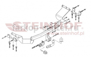 Фаркоп Steinhof для CITROEN C-CROSSER 2007-2012. Артикул M-354