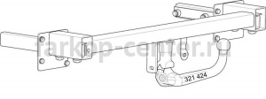 Фаркоп Westfalia для MERCEDES-BENZ R-CLASS W251 2006-2014. Артикул 313222600001