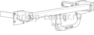 Фаркоп Westfalia для MERCEDES-BENZ R-CLASS W251 2006-2014. Артикул 313222600001