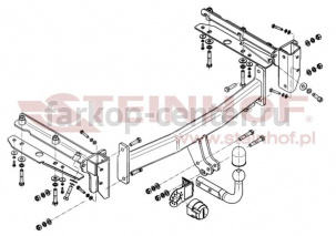 Фаркоп Steinhof для SUBARU OUTBACK 2003-2009. Артикул S-362