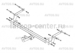 Фаркоп Avtos для RENAULT DUSTER 2010-2015. Артикул RN13