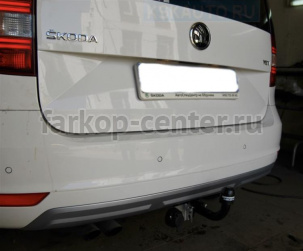 Фаркоп Лидер Плюс для SKODA YETI 2009-2014. Артикул V126-A