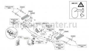 Фаркоп Brink для RENAULT LOGAN 2014-2019г. Артикул 577900